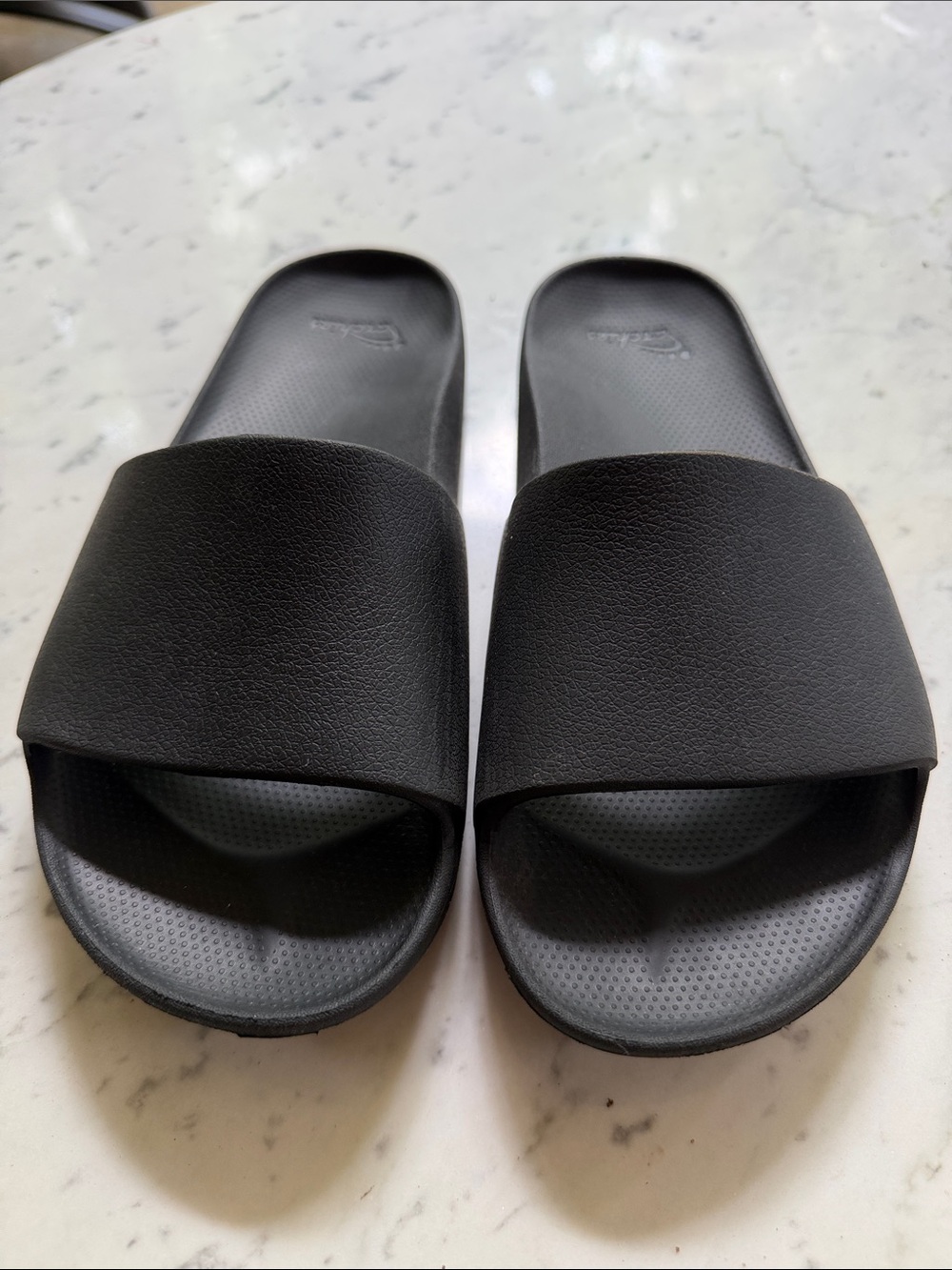 Archies Black Slide Sandals Women’s 8/ Men’s 7 - Picture 4 of 5